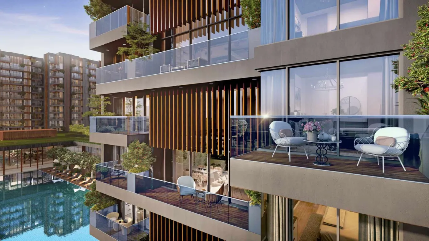 Godrej New Launch Thane exterior elevation